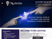 Tablet Screenshot of m5lighting.com